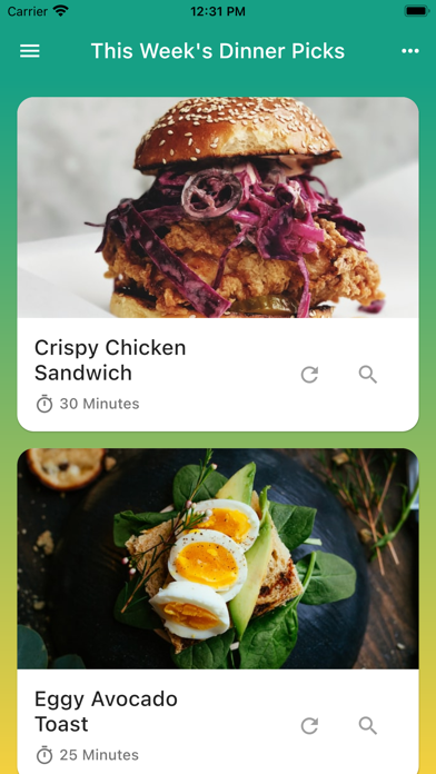 Family Dinner Picker Screenshot