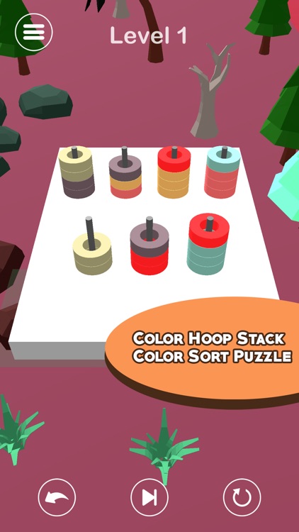 Color Hoop Stack - Sort Puzzle