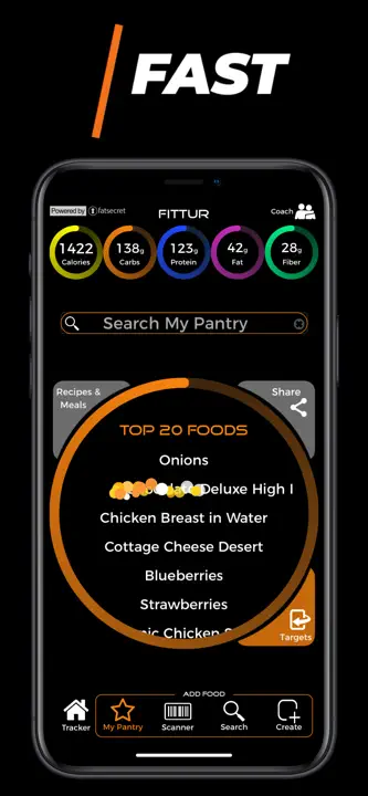 Food & Macro Tracker By Fitturのスクリーンショット（4/10）