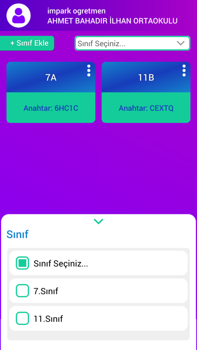 EYG Öğretmen Screenshot