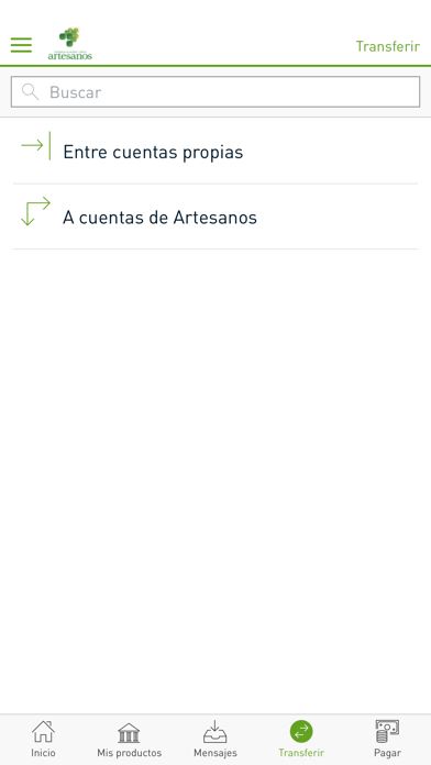 Artesanos en línea Screenshot