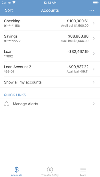 Florence Federal Credit Union Screenshot