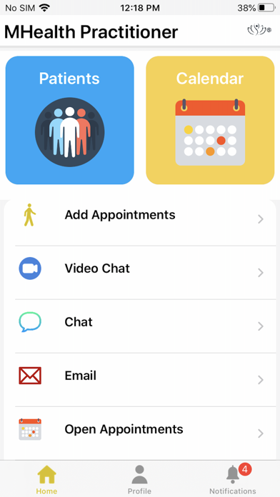 MHealth Practitioner screenshot 2