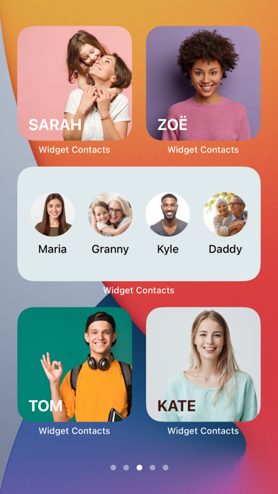 Widget Contacts Screenshot