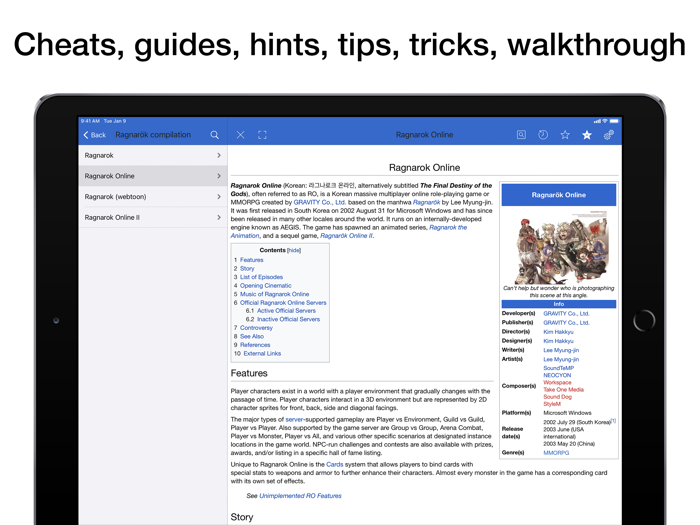 Pocket Wiki for Ragnarök