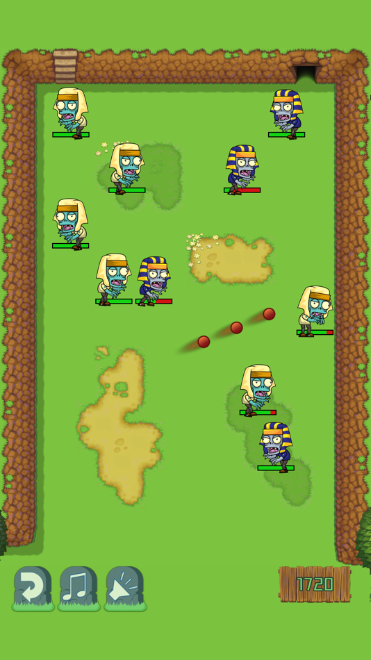 #4. Ballz vs Zombies, ballz game (iOS) 由: ZingMagic Limited