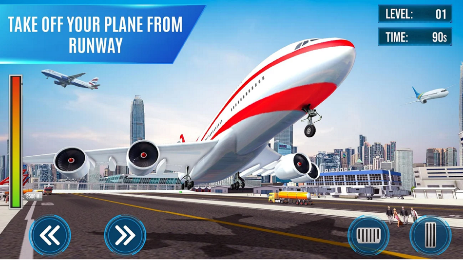 #3. Futuristic Robot Airplane Sim (iOS) 由: Mariam Naveed