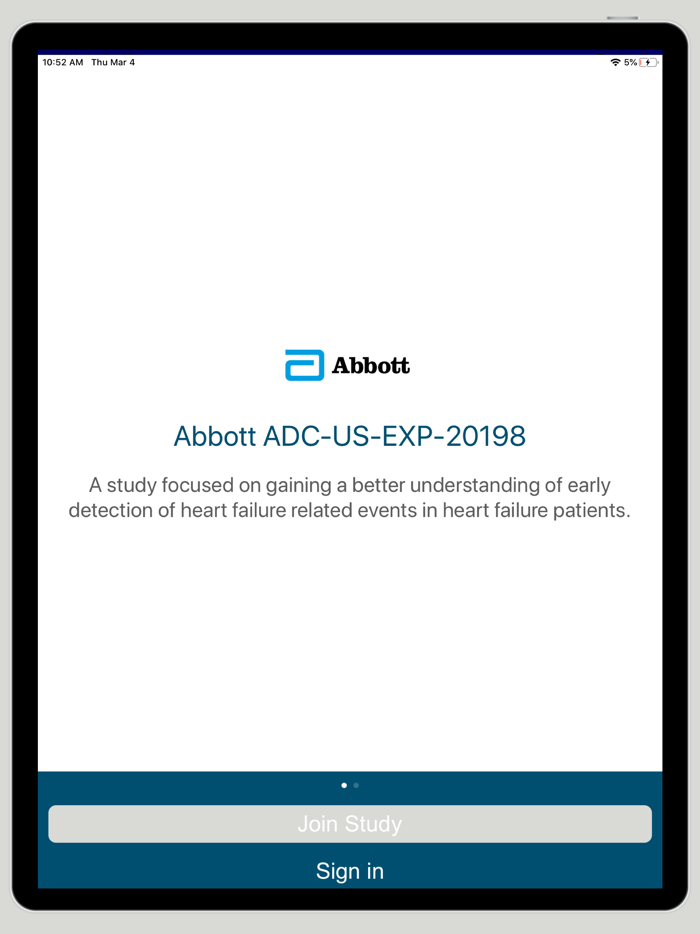 Abbott CHF Sensor Study