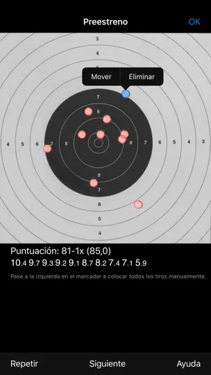 Captura de pantalla de TargetScan - Pistol & Rifle en iPhone 2