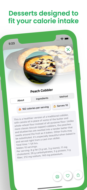 ‎Healthy Dessert Recipes Screenshot