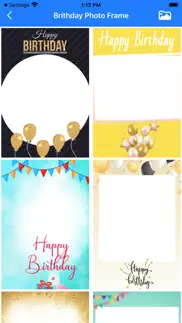happy birthday card maker. iphone screenshot 2