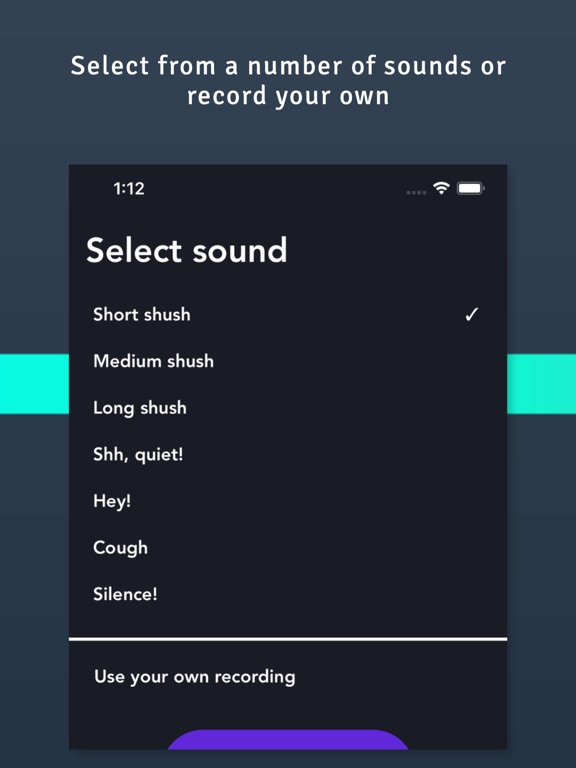 Screenshot #5 pour Shush - Sound & Noise meter