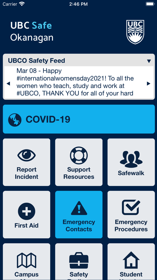 #1. UBC Safe Okanagan (iOS) 由: The University of British Columbia - Okanagan