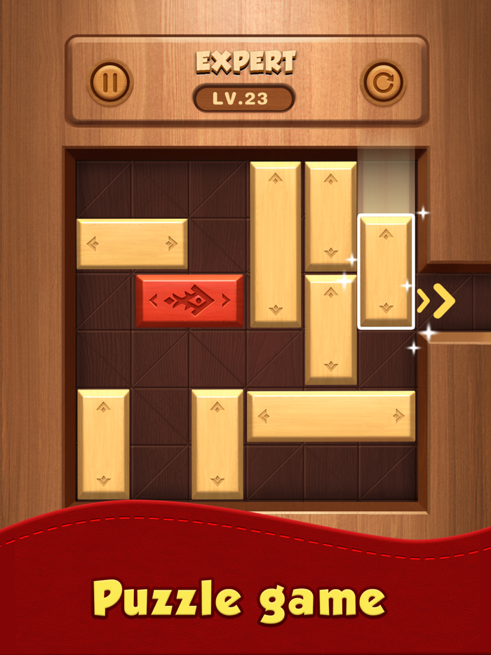 Wood Puzzle Clear Block Maze