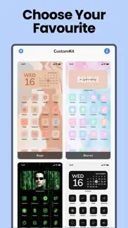 customkit: icons & backgrounds iphone screenshot 4