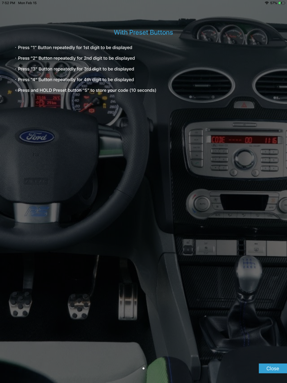 Radio Code for Ford V Serialのおすすめ画像5