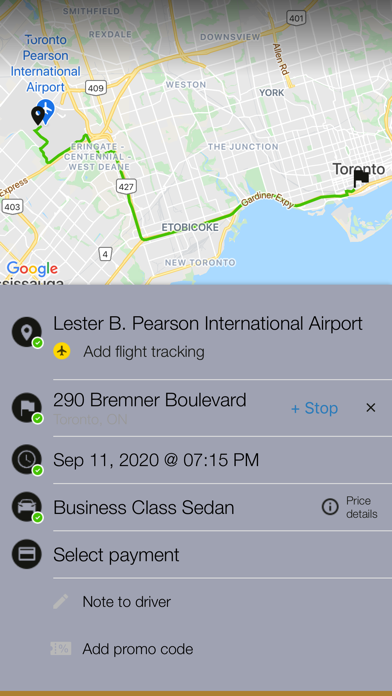 Screenshot #3 pour Black Car Limousine Service