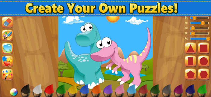 Dino Puzzle Kid Dinosaur Games
