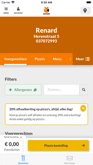 Renard.pizza Screenshot