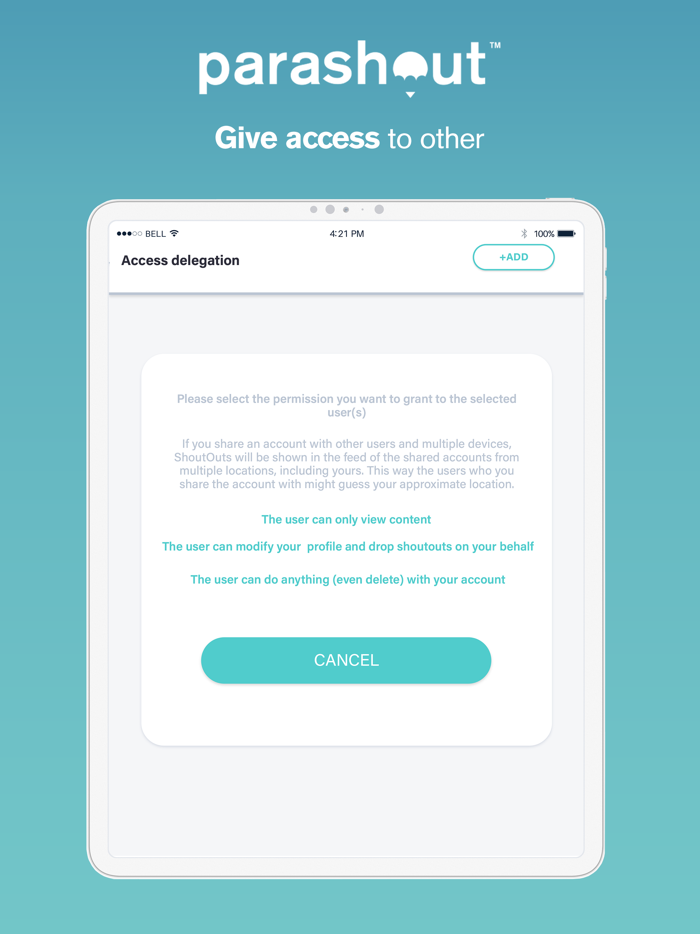 Parashout Local community app
