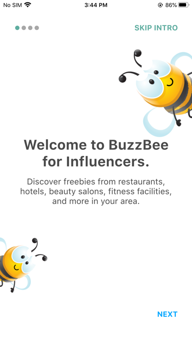 BuzzBee For Influencers Screenshot