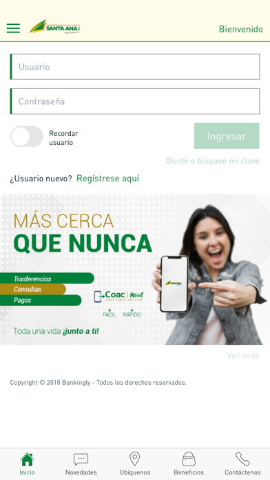 Coac Santa Ana Ltda Screenshot