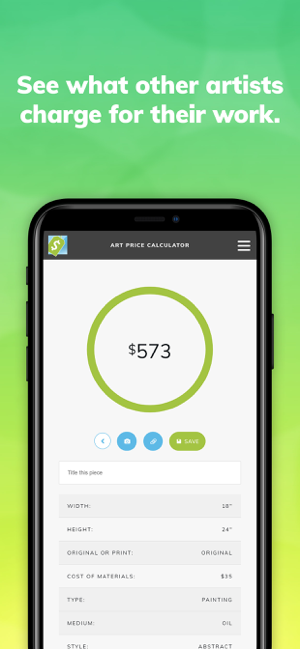‎Art Price Calculator Capture d'écran