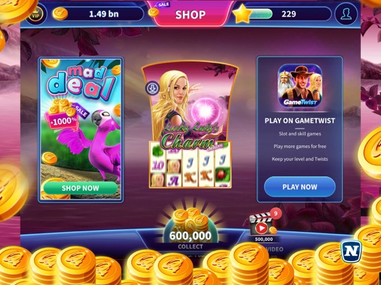 Lucky Lady's Charm™Deluxe Slot iPad app afbeelding 1