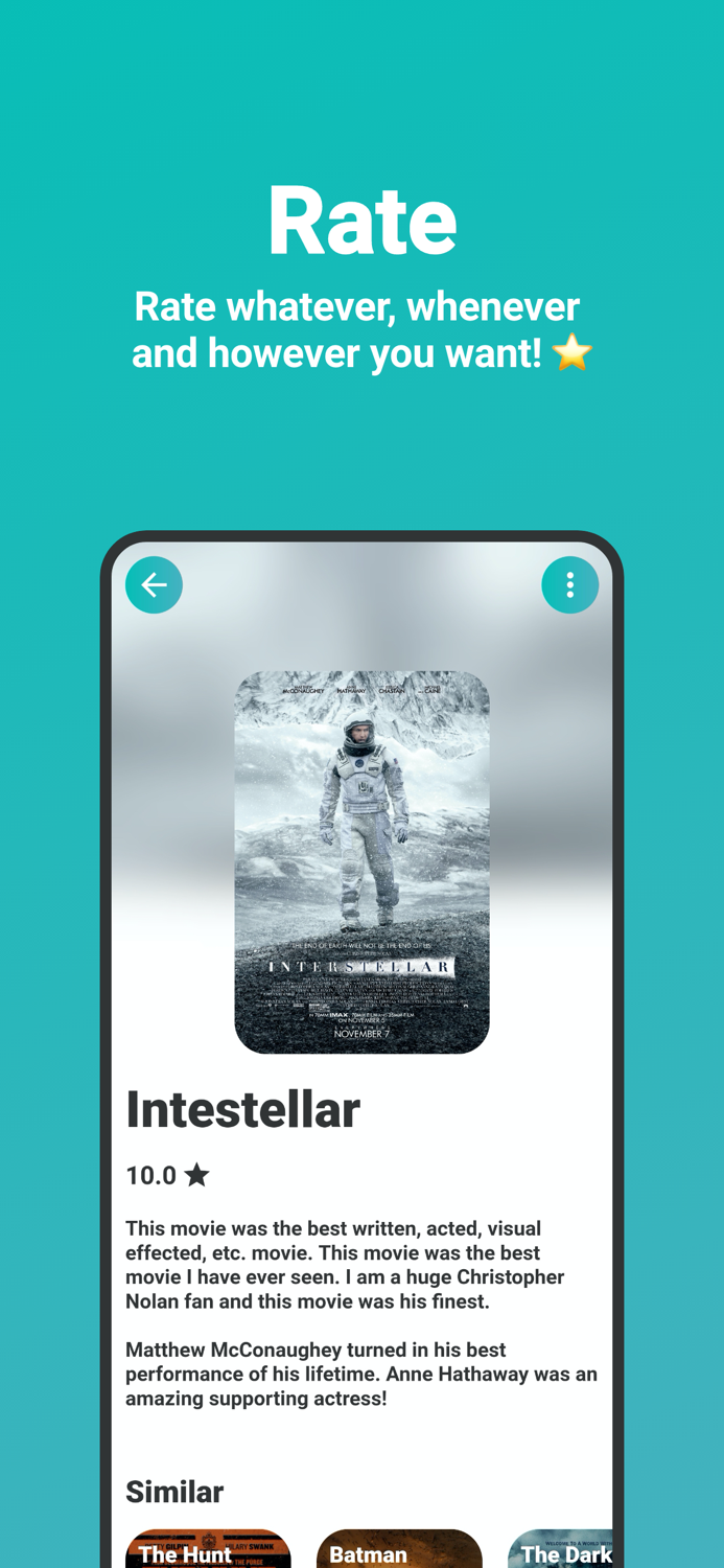 RATED - Rate Anything.