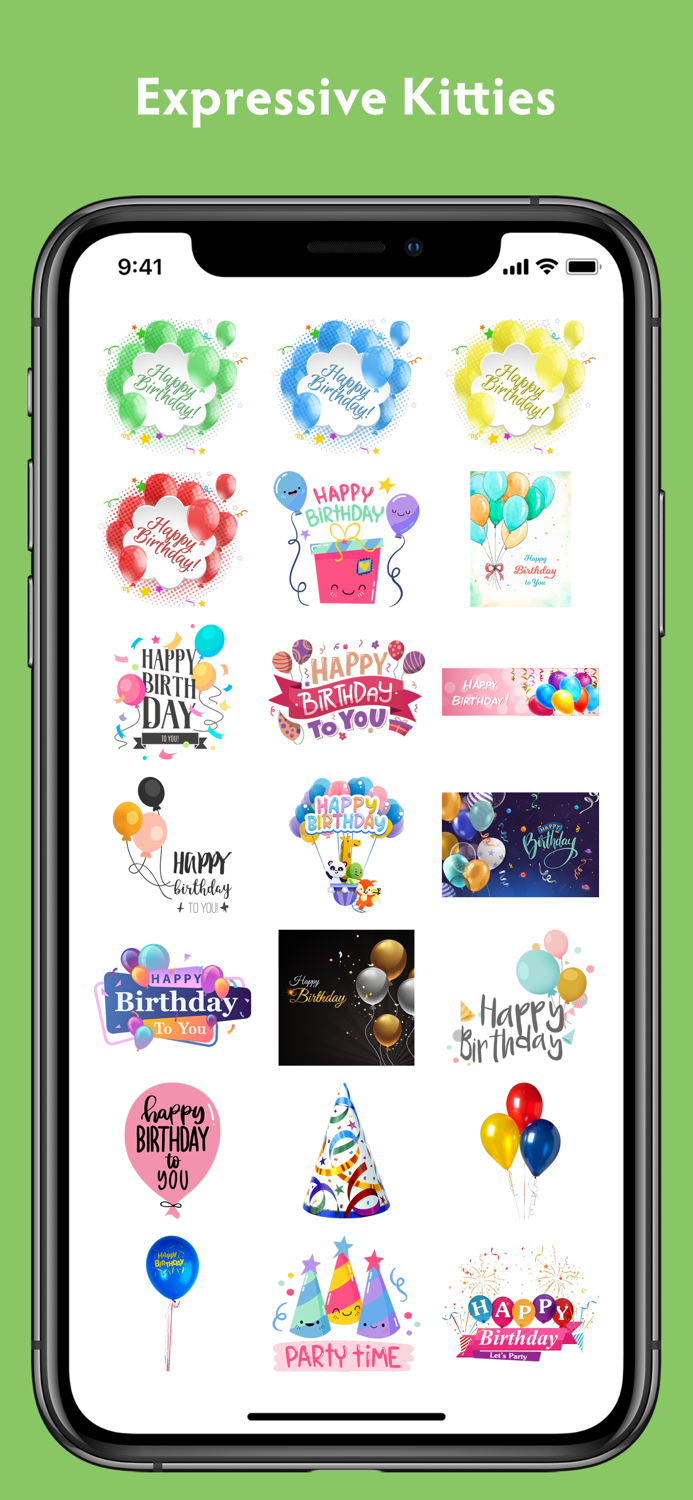 Birthday Stickers 1