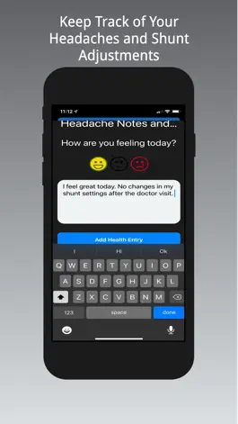 Game screenshot Shunt Diary Headache Tracker apk