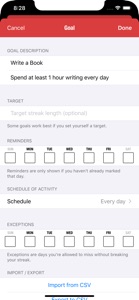 Goal Streaks screenshot #4 for iPhone