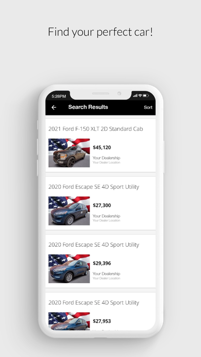 Exclusive Motorcars App Screenshot