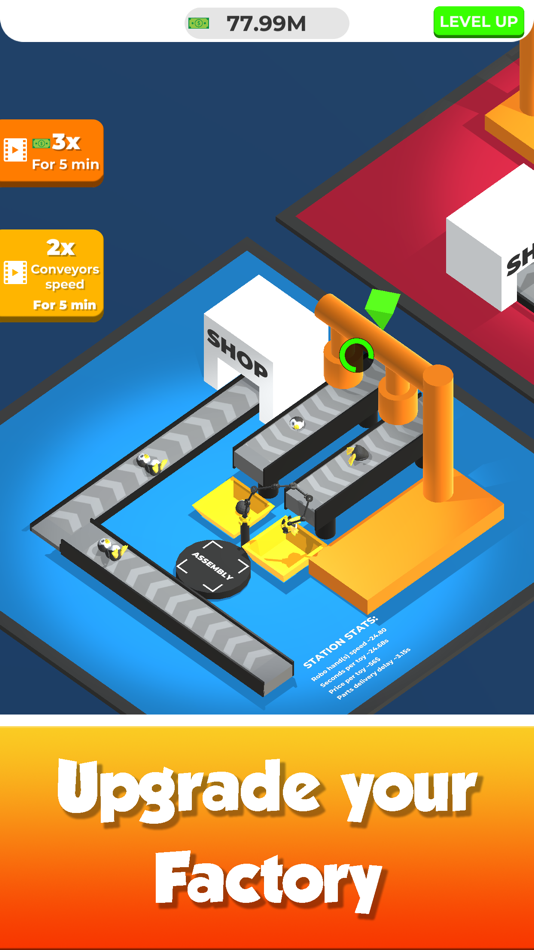 #3. Idle Toy Factory-Tycoon Game (iOS) Podle: Nikita Subachev