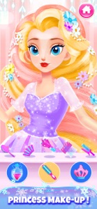 Princess Hair Salon Girl Games screenshot #3 for iPhone
