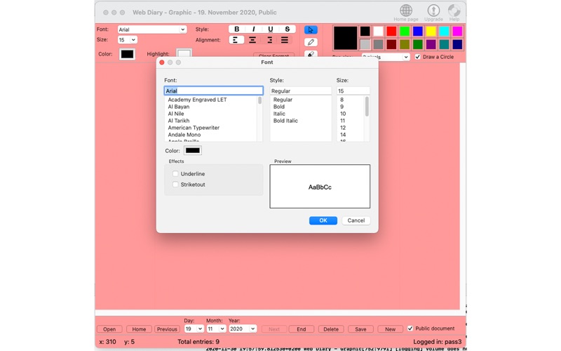 Screenshot #3 pour Web Diary - Graphic