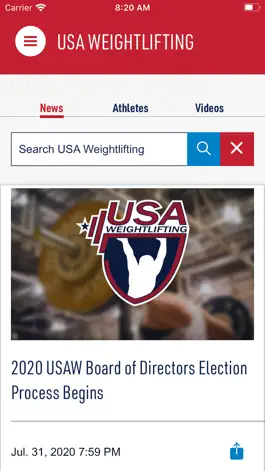 Game screenshot USA Weightlifting App apk