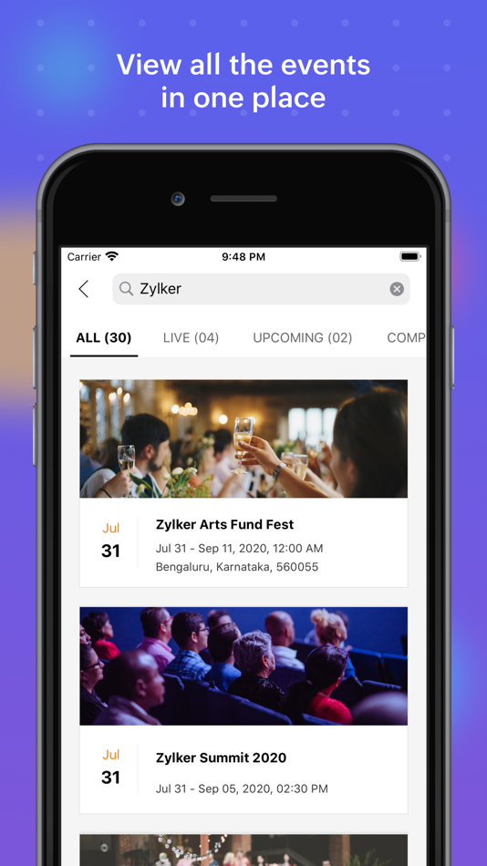 Zoho Backstage for Attendees - 1.5.61 - (iOS)