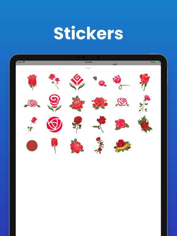 Screenshot #4 pour Autocollants de fleurs roses