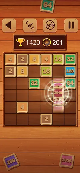 Game screenshot 2048 Wooden Edition apk