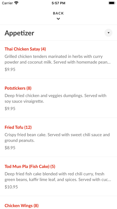 Thai Thai Kitchen Screenshot 3 - AppWisp.com Thai Thai Kitchen Screenshot 3 - AppWisp.com