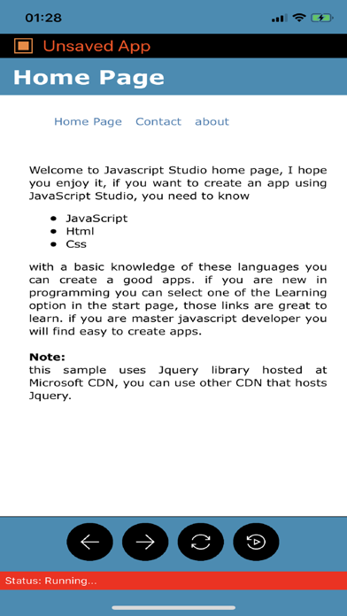JavaScript Studio Pro Screenshot