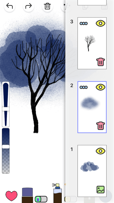 Screenshot #2 pour Sketch Tree - Art Drawing Pad