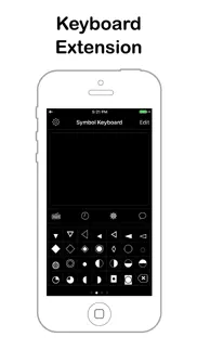 symbol keyboard for message iphone screenshot 4