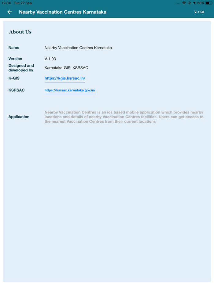 Vaccination Centres Karnataka