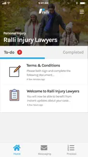 ralli injury lawyers iphone screenshot 1