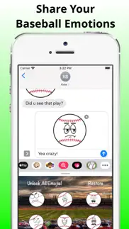 home run baseball emojis iphone screenshot 4