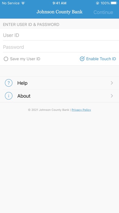 Johnson County Bank TN Screenshot