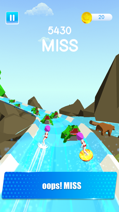 Fast Water 3D - Music Game Screenshot