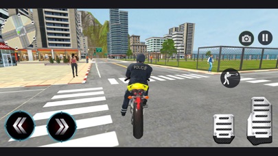 Police Chase Moto Bike Games Screenshot